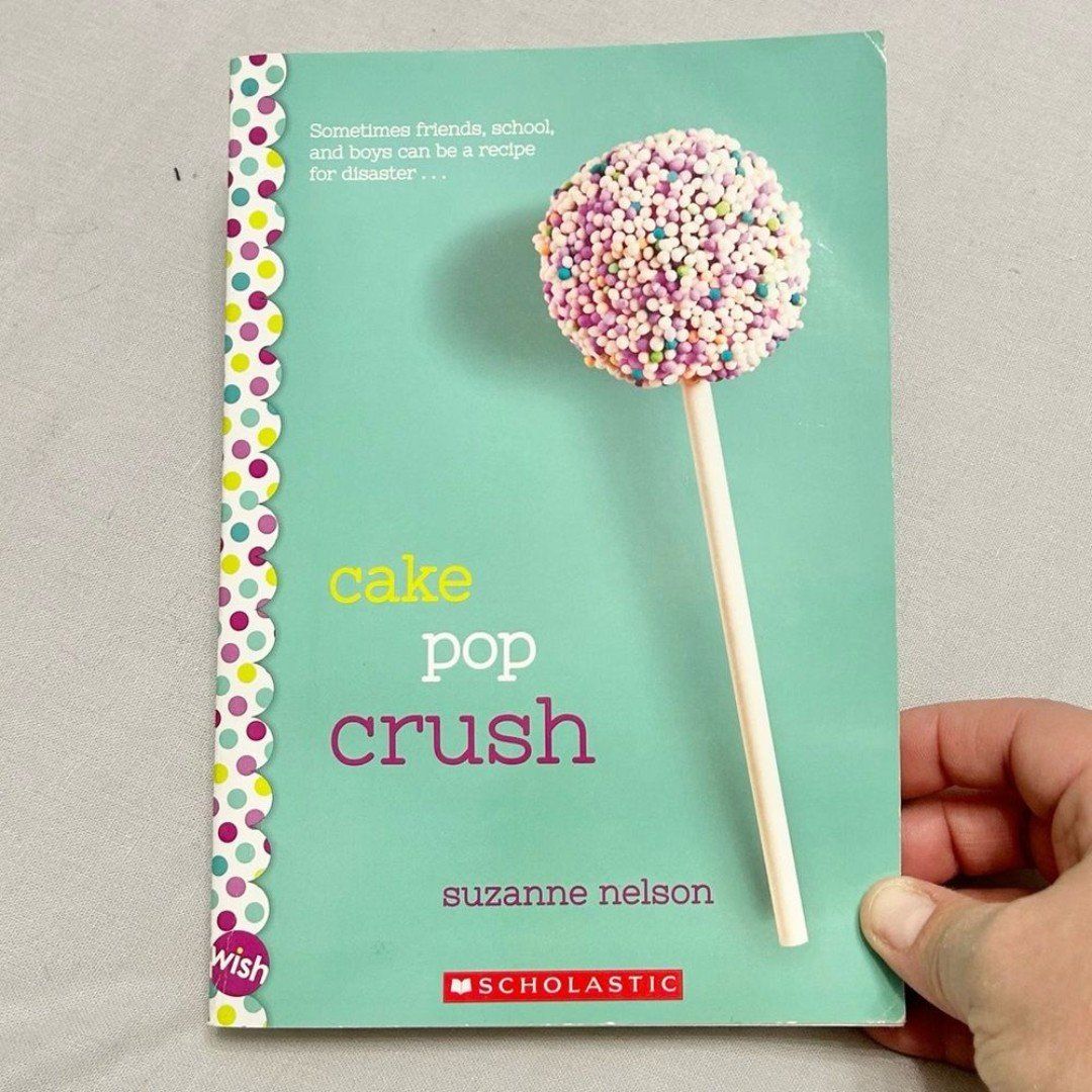 2/$10! Cake Pop Crush Soft Cover Book By Suzanne Nelson Ages 9-12 Grades 4-7